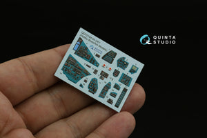 Intérieur imprimé en 3D et coloré sur papier décalcomanie Quinta Studio QD+72184 Mi-24V (Hobby Boss/ARK Models) (avec pièces en résine imprimées en 3D) 1/72 – image 3