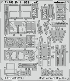 Eduard 73758 F-4J FINE MOLDS 1/72 – Bild 3
