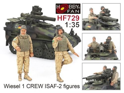 Hobby Fan HF729 Wiesel 1 CREW ISAF-2 figures