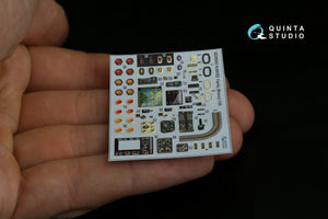 Quinta Studio QD35043 HUMVEE Family 3D-Printed &amp;amp; coloured Interior on decal paper ( Bronco ) 1/35 – immagine 9