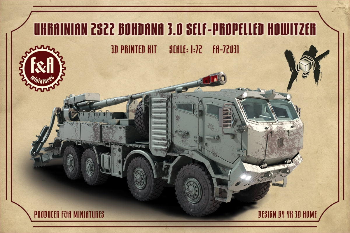 F&A Miniatures FA-72031 2S22 Bohdana 3.0 1/72