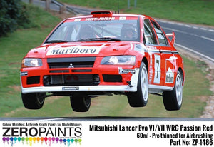 Zero Paints ZP-1486 Mitsubishi Lancer Evo VI WRC Passion Red Paint 60ml – immagine 2