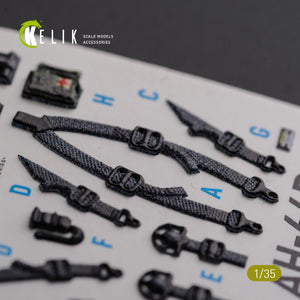 KELIK K35026 AH-64D Apache interior 3D decals for Meng kit 1/35 – image 7