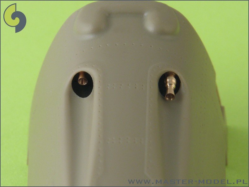 Master AM-32-005 Bf 109 E3 - E9, T armament set (MG 17 tips, MG FF barrels) 1/32 – Bild 6