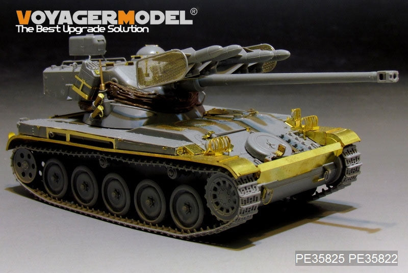 Voyager Model PE35825 Modern French AMX-13/75 w/SS-11 ATGM light tank basic (smoke discharger, Atenna base Include）For TAKOM 2038 1/35 – imagen 8
