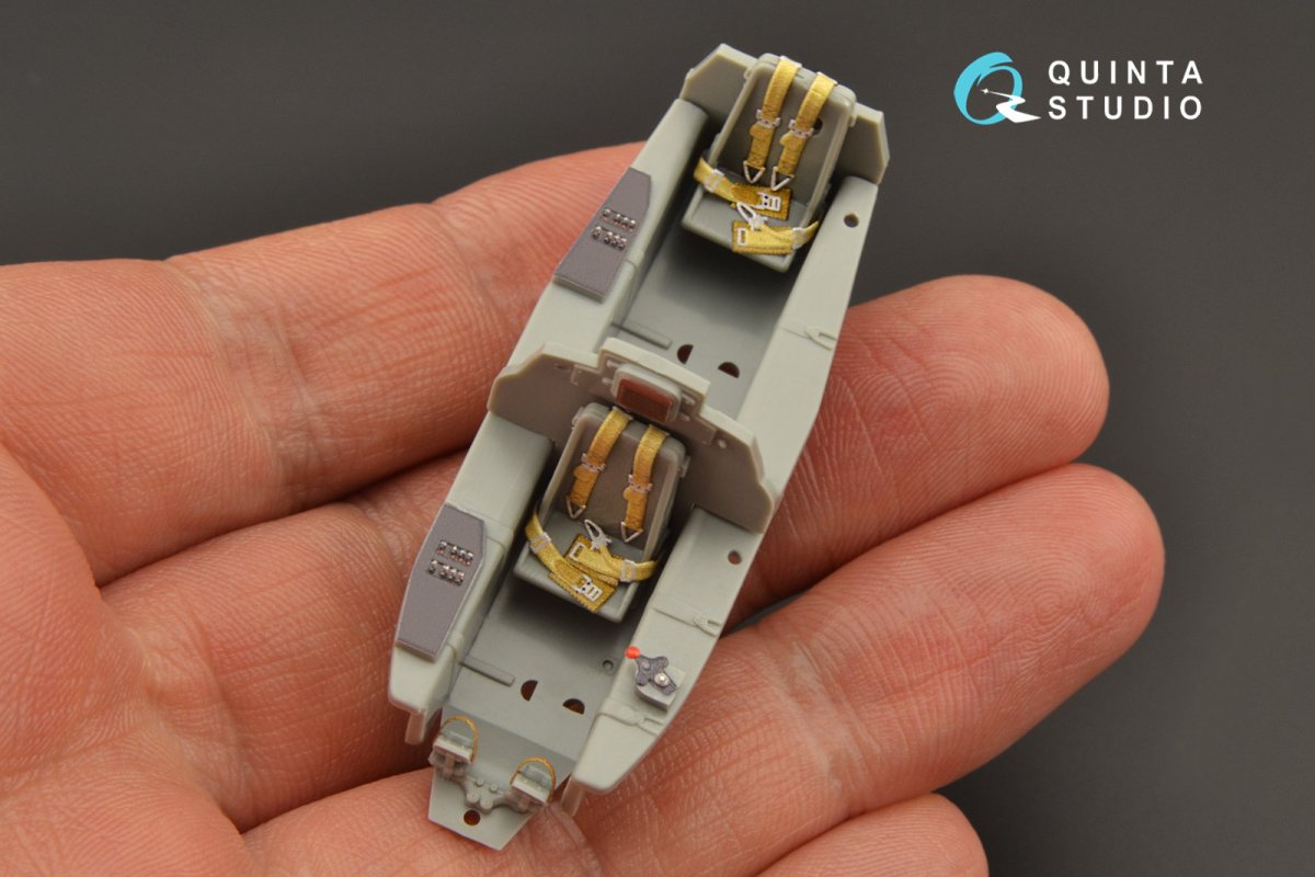 Quinta Studio QD48242 Me 163B/S 3D-Printed &amp;amp; coloured Interior on decal paper (Dragon) 1/48 – Bild 6