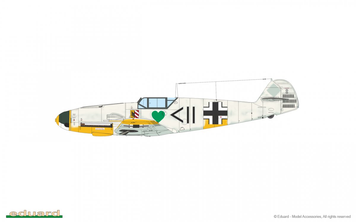 Eduard 70154 Bf 109F-2 ProfiPACK 1/72 – immagine 8