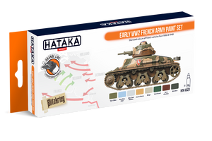 Hataka HTK-CS21 Early WW2 French Army paint set (8x17ml)