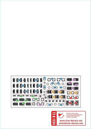 Star Decals 72-A1134 Wiking # 6. 5. SS-Wiking in Caucasus 1942-43. Pz IV Ausf F, Pz IV Ausf F2 and Pz IV Ausf G. 1/72 – Bild 3