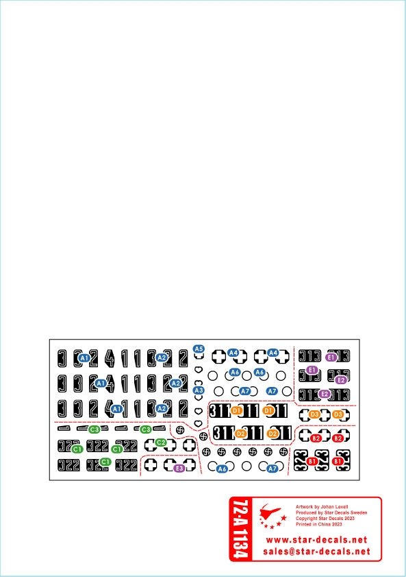 Star Decals 72-A1134 Wiking # 6. 5. SS-Wiking in Caucasus 1942-43. Pz IV Ausf F, Pz IV Ausf F2 and Pz IV Ausf G. 1/72 – Bild 3