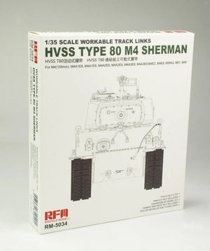 Rye Field Model 5034 HVSS T80 Track for M4 Sherman 1/35 – immagine 2