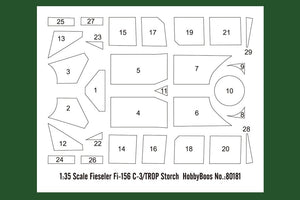 Hobby Boss 80181 Fieseler Fi-156 C-3/TROP Storch 1/35 – immagine 10