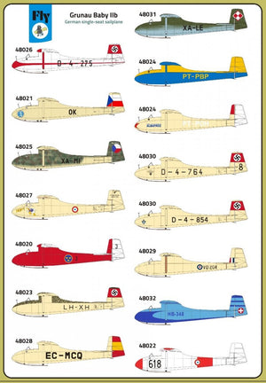Fly 48021 Grunau Baby IIB Czechoslovakia 1/48 – imagen 4