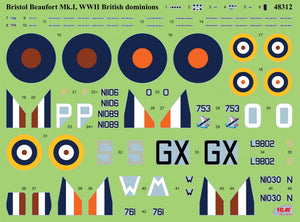 ICM 48312 Bristol Beaufort Mk.I WWII British dominions Air Force 1/48 – Bild 3