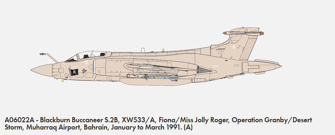 Airfix 06022A Blackburn Buccaneer S.2B GULF WAR 1/72 – immagine 2