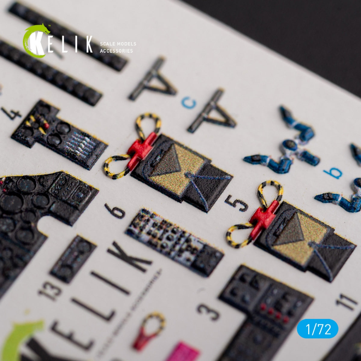 KELIK K72135 AVRO VULCAN B.2 Cockpit avant - décalcomanies 3D intérieures pour maquette Airfix au 1/72 – image 4