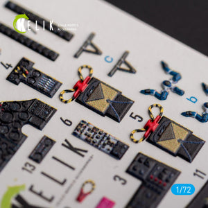 KELIK K72135 AVRO VULCAN B.2 Cockpit avant - décalcomanies 3D intérieures pour maquette Airfix au 1/72 – image 4