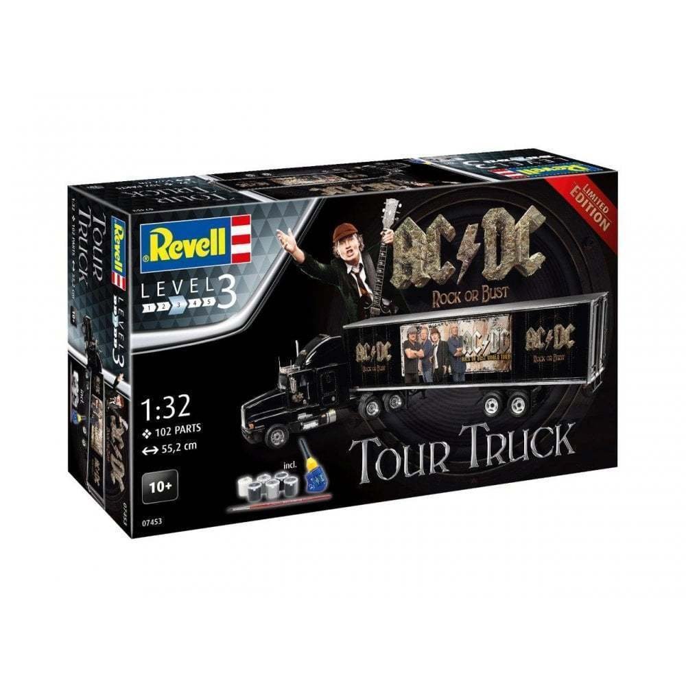 Revell 07453 Truck &amp;amp; Trailer AC/DC - Rock or Bust-Tour 1/32