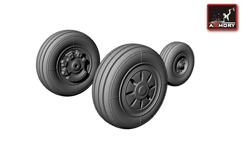 Armory Models AW48305 Canadian F-35 Lightning-II wheels 1/48 – Bild 3