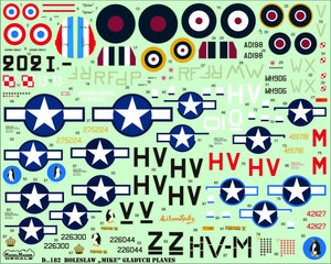 ModelMaker Decals D48182 Boleslaw &amp;quot;Mike&amp;quot; Gladych Planes 1/48 – image 2