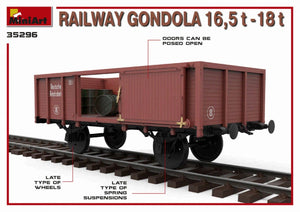 MiniArt 35296 RAILWAY GONDOLA 16,5-18t 1/35 – immagine 7