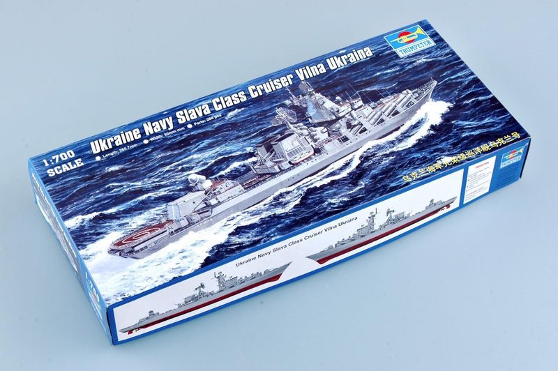 Trumpeter 05723 Ukraine Navy Slava Class Cruiser Vilna Ukraina 1/700 – Bild 2