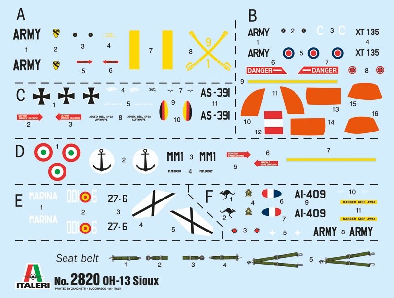 Italeri 2820 OH-13 Sioux 1/48 – zdjęcie 2