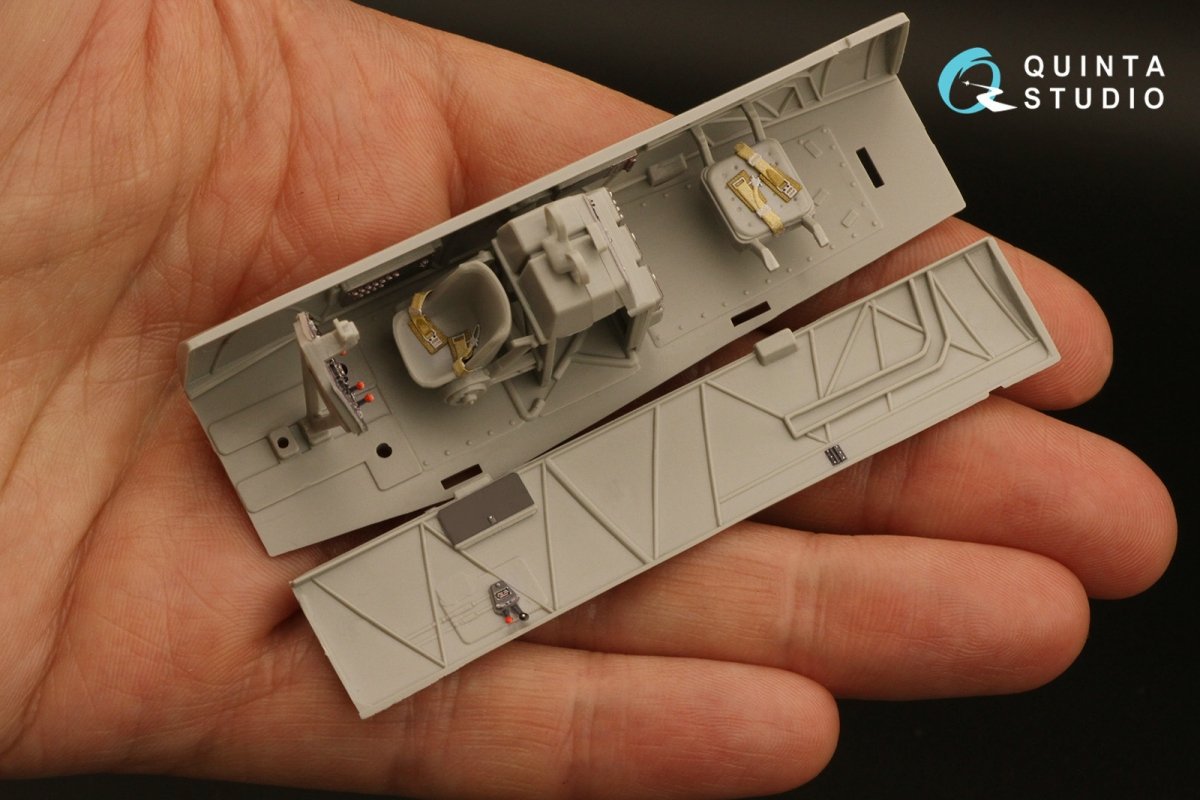 Quinta Studio QD48289 Ar 196A-3 3D-Printed &amp;amp; coloured Interior on decal paper (Italeri) 1/48 – imagen 9