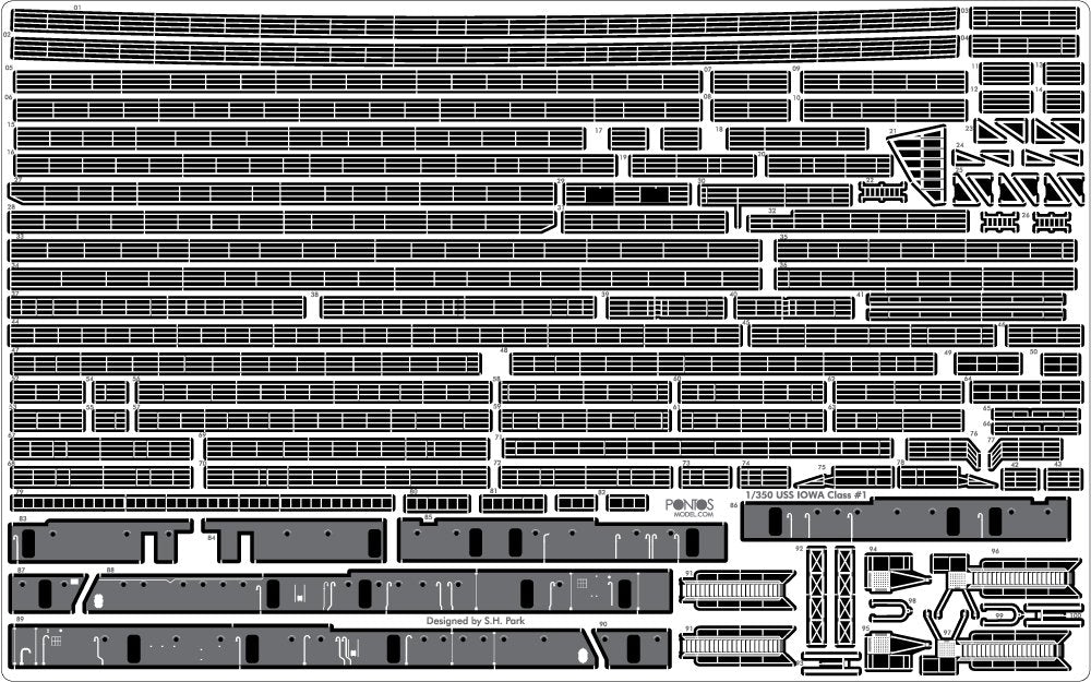 Pontos 35008F1 USS BB-62 New Jersey 1982 Detail Up Set 1/350 – Bild 8