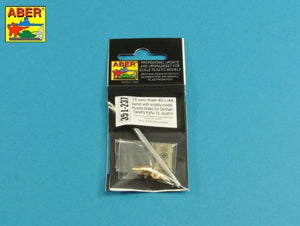 Aber 35L-237 75mm KwK40L/48 barrel with middle model muzzle brake for Germ.Pz.Kpfw.VI, Ausf.H 1/35 – immagine 8