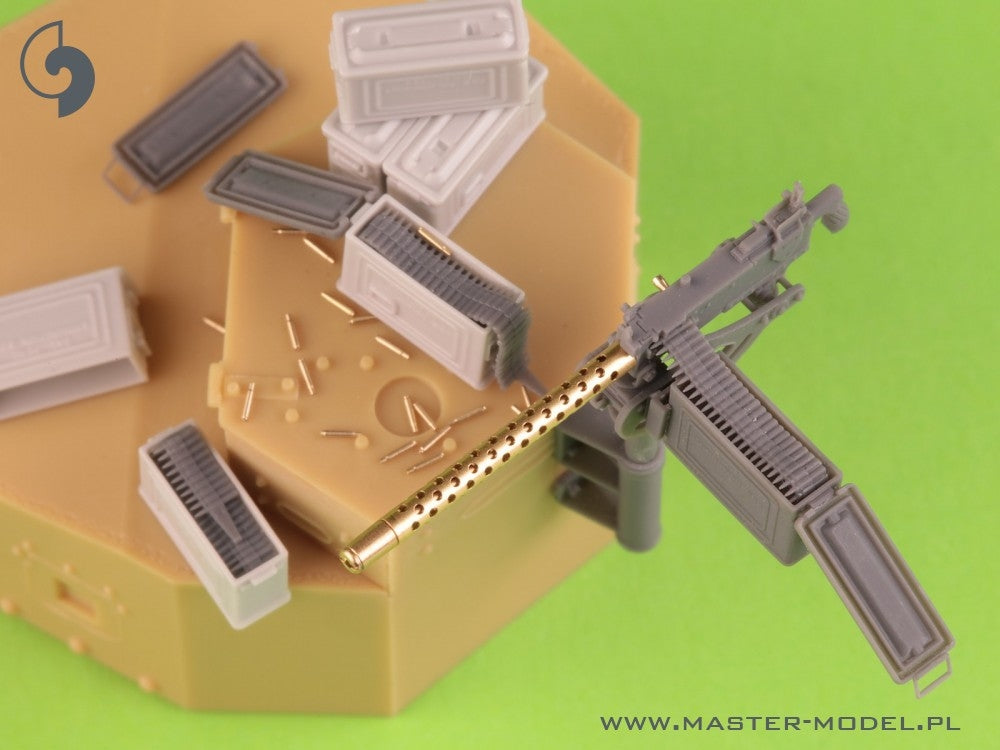 Master GM-35-087 Browning M1919 A4 .30 cal (7,62mm) - z uchwytem plot. M20 (używany np. na M3 Stuart) lub z kołyską D7431 (np. M3 Scout Car) 1/35 – Bild 5