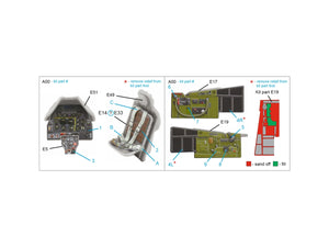 Quinta Studio QD72182 P-51D Mustang Late 3D-Printed &amp;amp; coloured Interior on decal paper (Eduard) 1/72 – zdjęcie 2