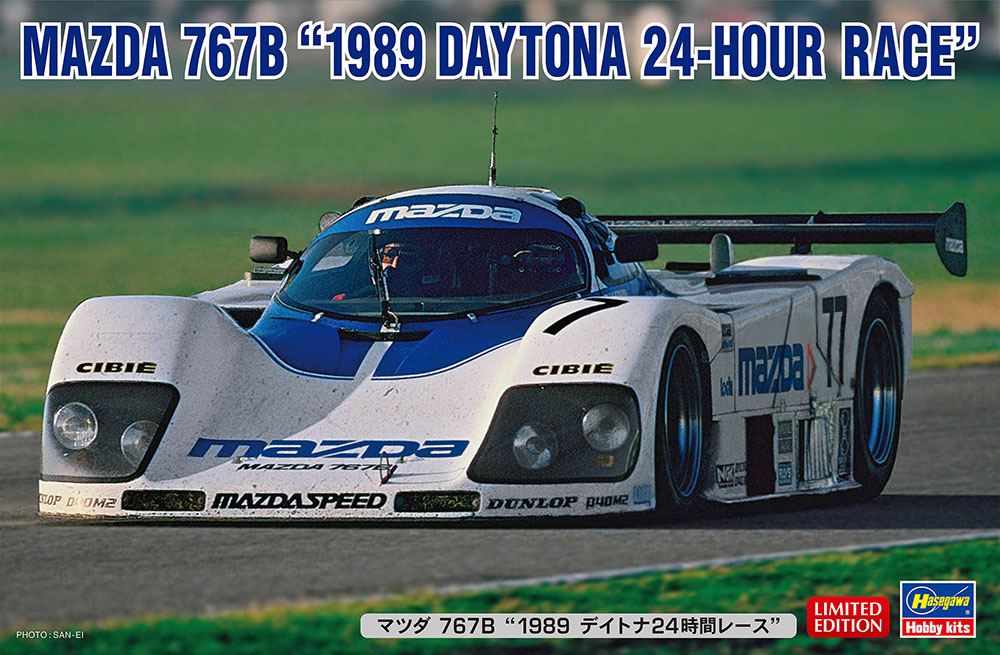 Hasegawa 20691 Mazda 767B « Course des 24 Heures de Daytona 1989 » 1/24