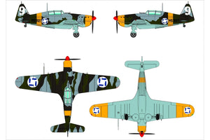 Dora Wings 48057 Morane-Saulnier MS.406.C1 - Finnish Aces 1/48 – immagine 3