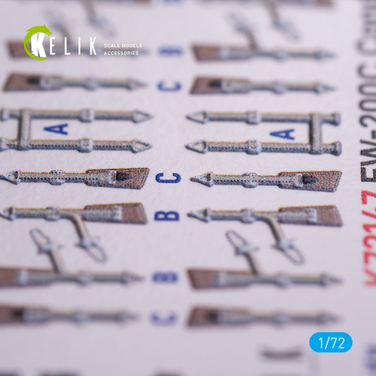 Kelik K72147 FW-200C Condor - interior 3D decals for Trumpeter kit 1/72