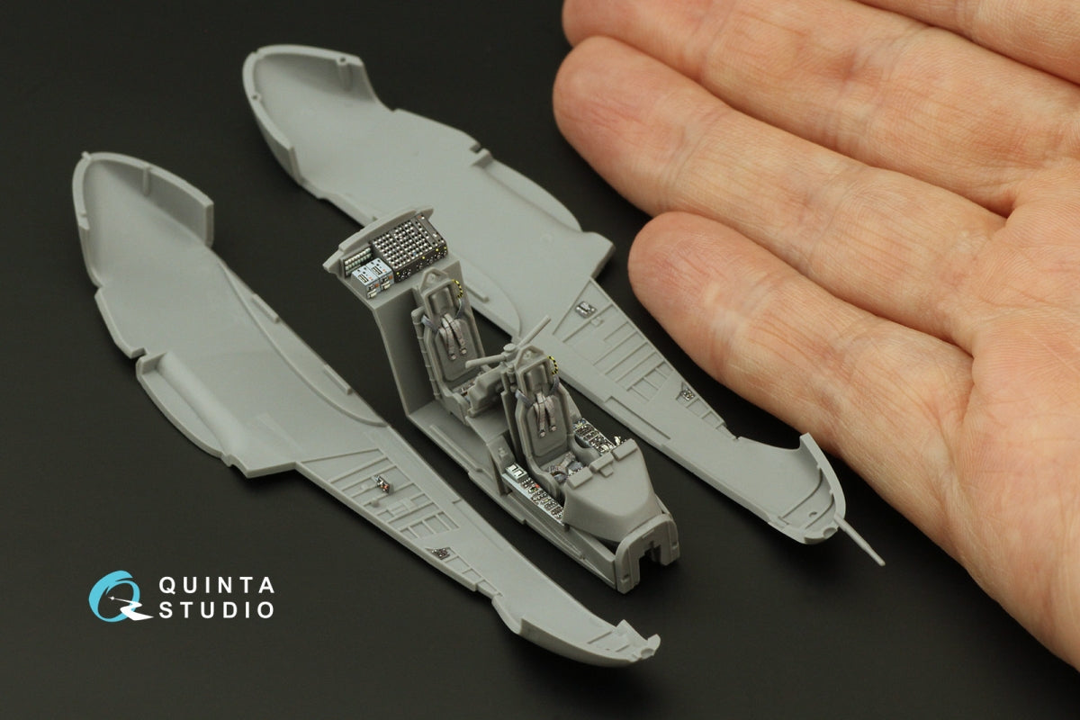 Quinta Studio QD72107 OV-10A Bronco 3D-Printed &amp;amp; coloured Interior on decal paper (ICM) 1/72 – Bild 3