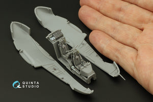 Quinta Studio QD72107 OV-10A Bronco 3D-Printed &amp;amp; coloured Interior on decal paper (ICM) 1/72 – Bild 3