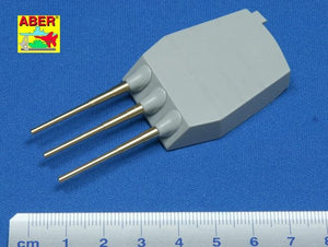 Aber 350L-06 Set of 9pcs 406mm short barrels for US ships for turrets without antiblast covers: North Carolina, Washington 1/350 – imagen 4