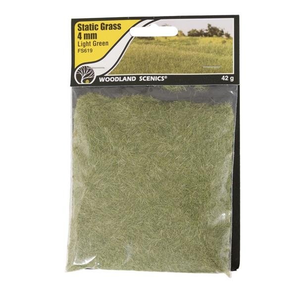 Woodland Scenics WFS619 4mm Static Grass Light Green