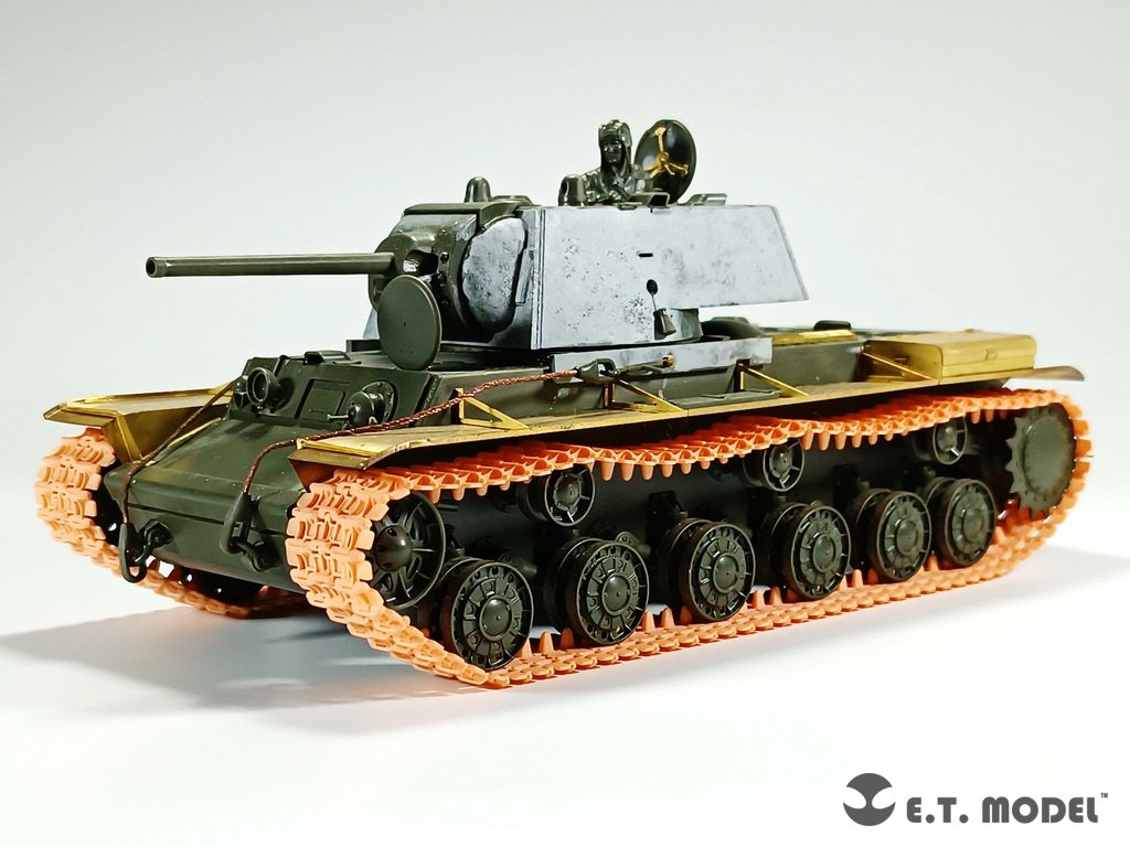 E.T. Model P35-050 Russian KV-1/2 Heavy Tank 700mm Early version Workable Track ( 3D Printed ) 1/35 – immagine 4