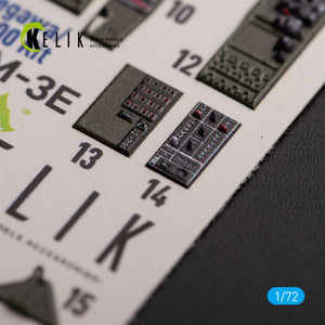 KELIK K72156 TBM-3E - interior 3D decals for Hobby 2000/Hasegawa kit 1/72 – immagine 5