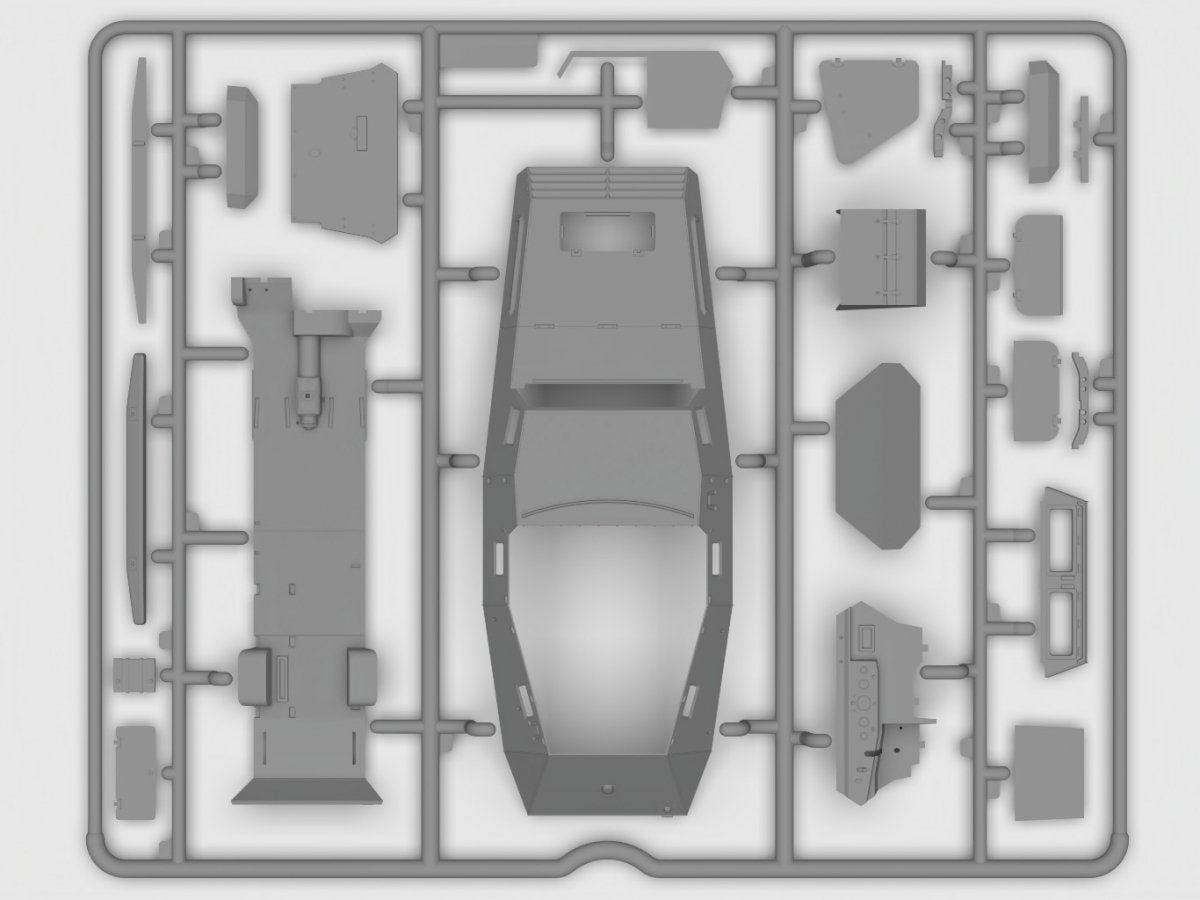 ICM 35112 Sd.Kfz. 247 Ausf.B with MG 34 machine gun 1/35 – Bild 7