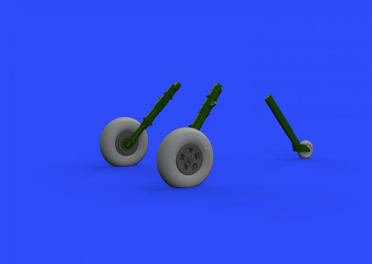 Roues Eduard 632107 Spitfire Mk. IX - 5 rayons REVELL 1/32 – image 2