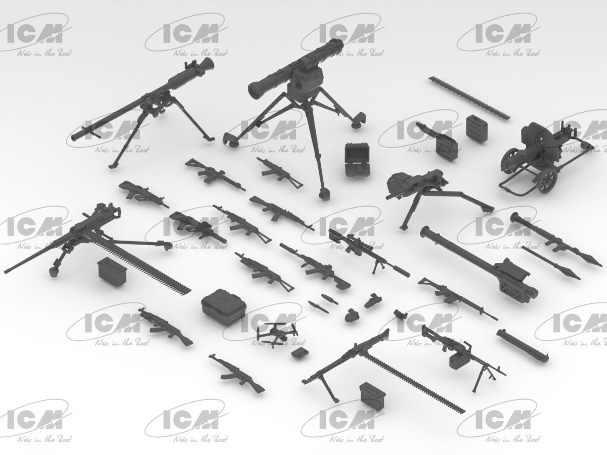 ICM 35749 Armes d&amp;#39;infanterie et chevrons Forces armées d&amp;#39;Ukraine 1/35 – image 2