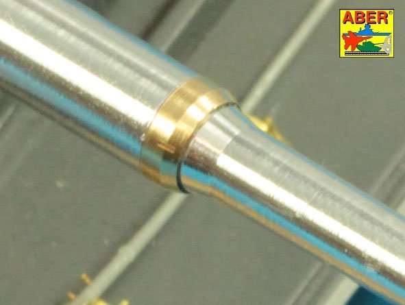 Aber 48L-06 German 88mm KwK 36 L/56 Tiger I Early Barrel (For AFV Club / Tamiya) 1/48 – immagine 2