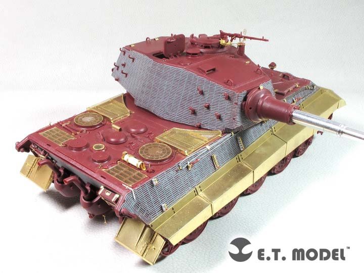 E.T. Model E35-259 WWII German KING TIGER（Henschel Turret）Basic (For MENG Kit) 1/35 – imagen 5