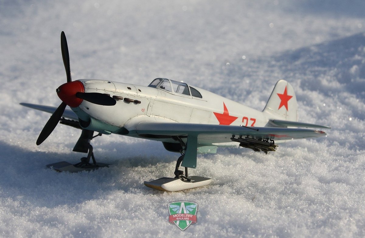 Modelsvit 4802 Yak-1 Soviet fighter on skis 1/48 – image 8