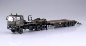 Aoshima 00997 Camion transporteur de chars lourds Type 73 des Forces d&amp;#39;autodéfense japonaises (échelle 1/72) – image 3
