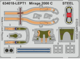 Eduard 634018 Mirage 2000 C LööK 1/32 KITTY HAWK – immagine 2