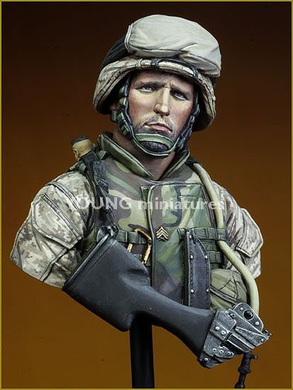 Young Miniatures YM1816 USMC Fallujah Iraq 2004 1/10 – imagen 5